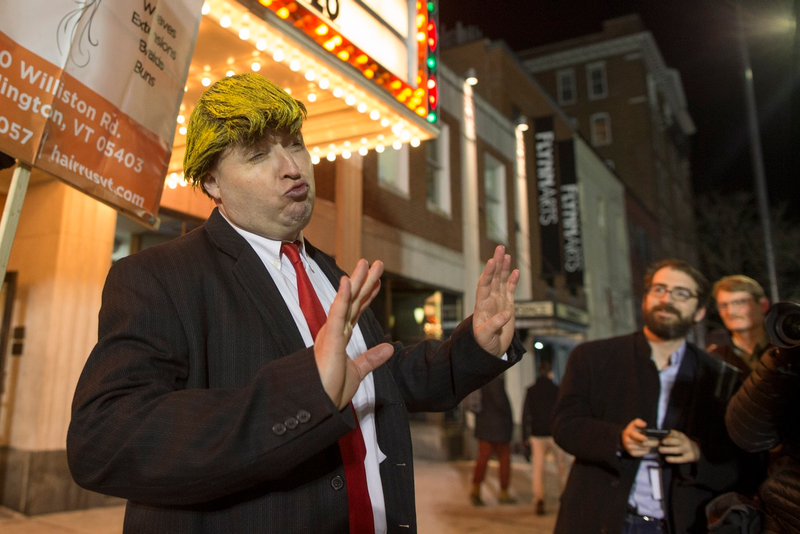Trump protester (Photo by Scott Eisen/Getty Images)